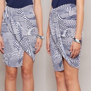 MDS Gemma pleated faux wrapped skirts size S